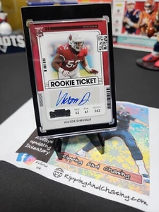 VICTOR DIMUKEJE 2021 Panini Contenders Rookie Ticket Auto #242 Cardinals RC - Picture 1 of 3