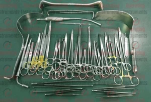 Laparotomie Chirurgie Basis Set Chirurgische Instrumente Bauch Plastische Chirurgie 38 Teile - Bild 1 von 4