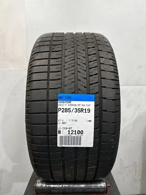 1 Used Goodyear Eagle F1 Supercar EMT Run Flat P285/35R19 2853519 285/35/19 7/32 Foto 1 de 4