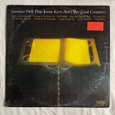 LAWRENCE WELK Plays Jerome Kern 1970 Promo Vinyl LP Ranwood R8077 - VG - Image 1 of 4