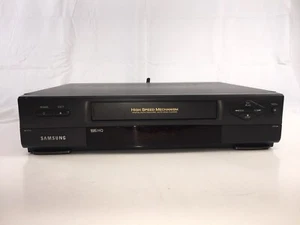 Samsung VHS HQ VCR Model VR3706 High Speed Mechanism NO Remote WORKS - Picture 1 of 11