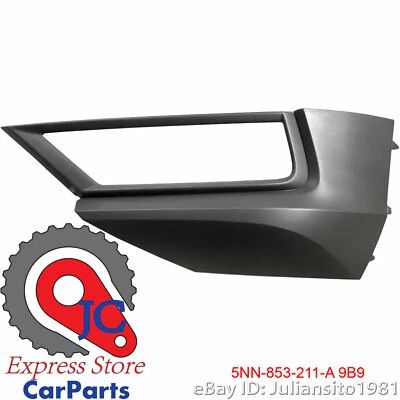 5NN853211A 9B9 VOLKSWAGEN GENUÍNO FABRICANTE DE EQUIPAMENTO ORIGINAL ENFEITE FRONTAL ESQUERDO TIGUAN - Imagem 1 de 4