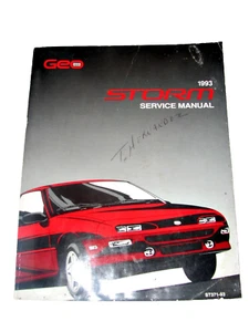 1993 Geo Storm Original Factory Repair Manual ST-371-93 Canada - Picture 1 of 4