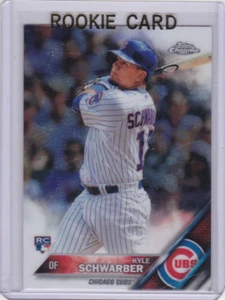Kyle Schwarber RC Chicago Cubs 2016 Topps Chrome BASEBALL ROOKIE CARD - Picture 1 of 1