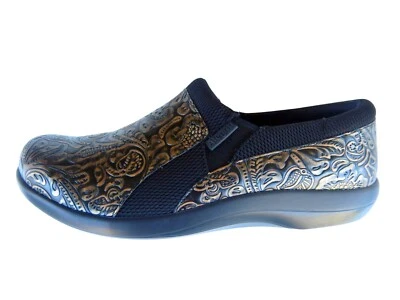 Alegria 'Duette' Womens New Black Bronze Nursing Hospitality Slip-On Shoes US 10 - image 1 of 4