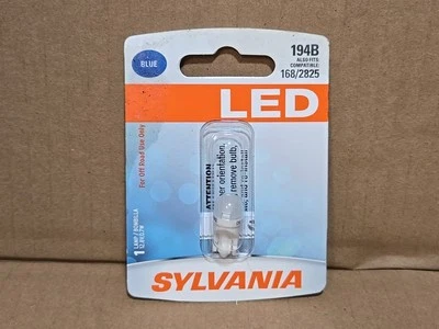 Sylvania Premium Luz LED 194 Azul Una Bombilla Interior Puerta Escalón Repuesto OE Foto 1 de 2
