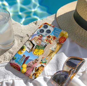 Italian Summer Aesthetic Phone Case It Girl Italy Vibe for iPhone 11 to 16 - Photo 1 sur 4