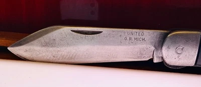 Cuchillo de supervivencia piloto de la Marina de los Estados Unidos "Giant Jack" SMGM-4052 SEGUNDA GUERRA MUNDIAL G.R. Mich.  Foto 1 de 4
