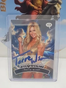 2025 Skyview Comicpalooza Custom Card Torrie Wilson Oncard Auto 4/20 - Picture 1 of 5