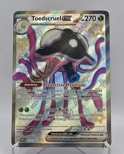 Toedscruel ex 213/091 Shiny Ultra Rare Holo Paldean Fates Pokémon TCG - Picture 1 of 2