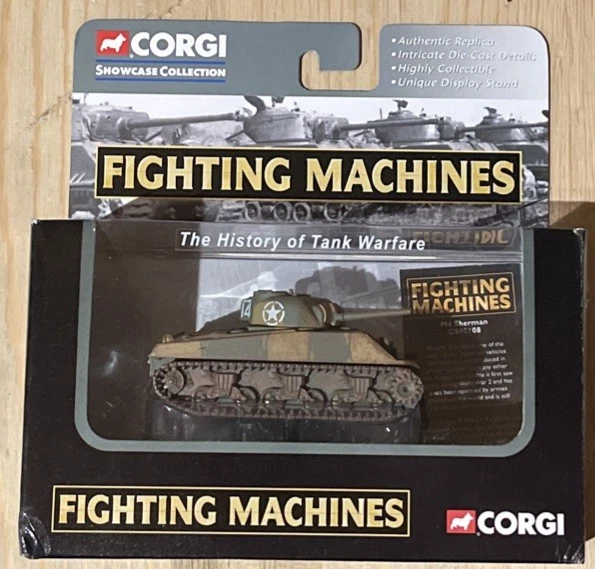 Corgi Fighting Machines The History Of Tank Warfare M4 Sherman Tank CS90108 - Image 1 of 1