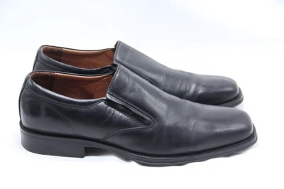 Johnston & Murphy Shoes Mens Size 11M Black Leather Business Casual Slip On - Image 1 of 4