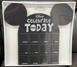 Disney Parks Pin Trading Display Board - Mickey Mouse Ear “Celebrate FUN Today” - Picture 1 of 1