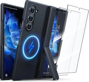 TORRAS Magnetic Armor Stand Samsung Galaxy Z Fold 6 Case with Screen Protector - Picture 1 of 15