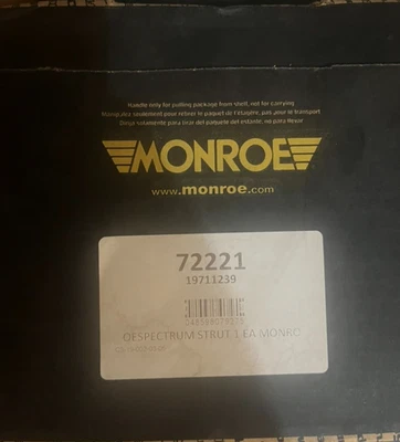 Monroe 72221 Suspension Strut Rear Right fits; Kia Sportage 2005-2010 Foto 1 de 2