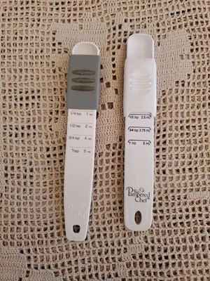 Cucharas medidoras ajustables Pampered Chef cuchara y cucharadita Foto 1 de 3