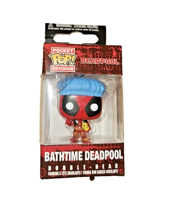 Funko Pocket Pop Llavero Bathtime Deadpool Marvel Bobble-Head Figura Nuevo en Caja Foto 1 de 4
