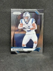 2024 Panini Prizm Panthers Miles Sanders Silver #38 NM - Picture 1 of 2