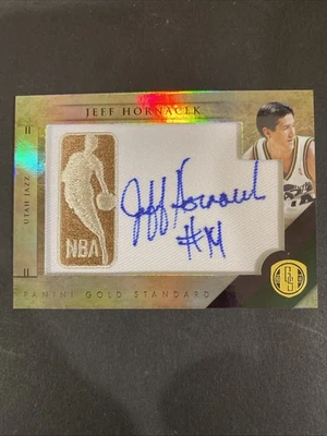 2010-11 Jeff Hornacek Gold Standard NBA Team Logo Signatures /199 - Image 1 of 2