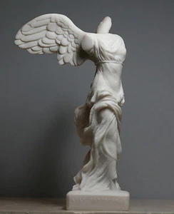 Winged Nike Victory of Samothrace Greek Goddess Handmade Statue Sculpture 7.8in - Picture 1 of 8