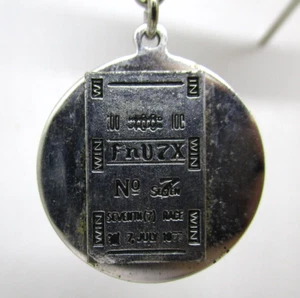 Vintage WIN 100 FNU7X No 7 7th Horse Race Racing July 7, 1977 Keychain - Picture 1 of 4