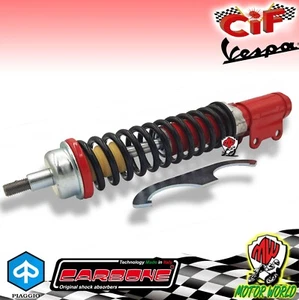 AMMORTIZZATORE ANTERIORE CARBONE ROSSO NERO VESPA PK 50 / 125 XL N V RUSH HP FL - Imagen 1 de 1