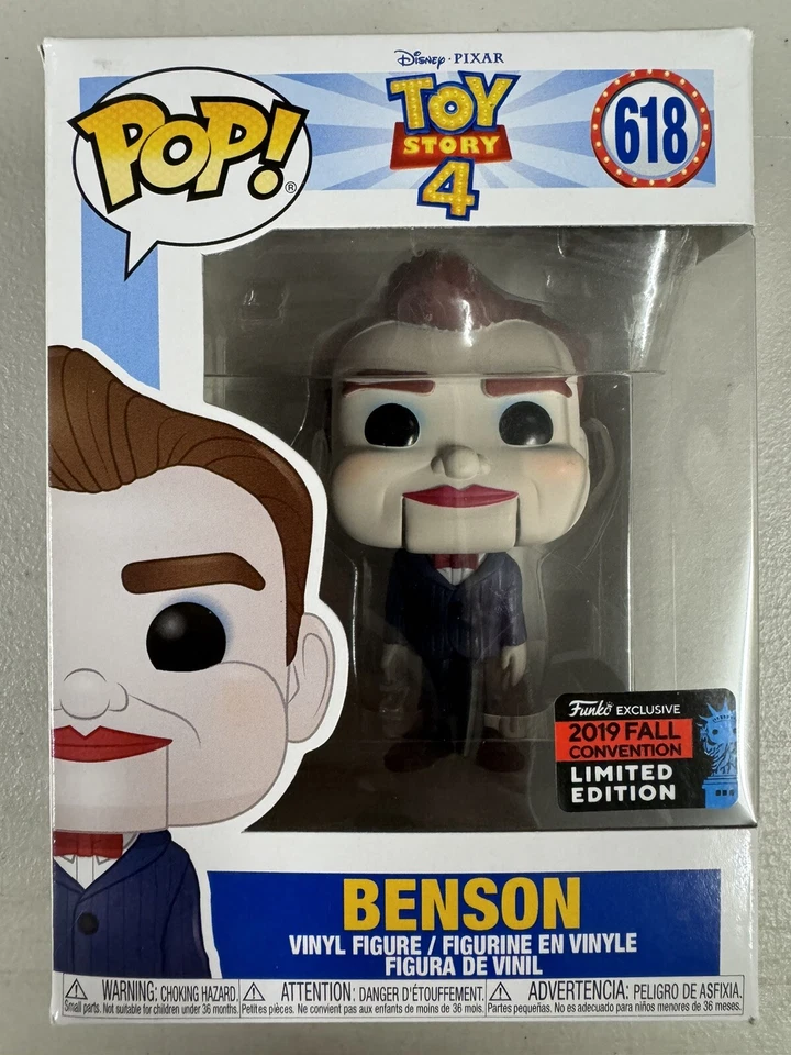 Benson 618 ~ Disney/Pixar: Toy Story 4 ~ Funko Pop Vinyl ~ 2019 Fall Convention - Image 1 of 4