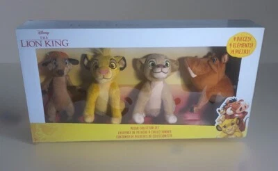 Disney The Lion King Plush Collector Set/4 NIB Timon, Simba, Nala, Pumbaa Plush - Image 1 of 4