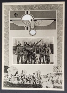German Third Reich WW2 Original Postcard 'Unsere Wehrmacht' - Picture 1 of 2