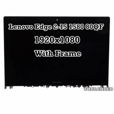 15.6'' LCD Touch Screen Assembly Display NV156FHM-N42 A13  For Lenovo Edge 2 15 - Image 1 of 4