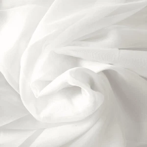 Indian Plain Solid White Color 100% Cotton Fabric Voile Craft Dressing Material - Picture 1 of 2