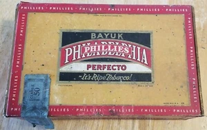 Vintage Phillies Perfecto Cigar Box Good Condition - Picture 1 of 7