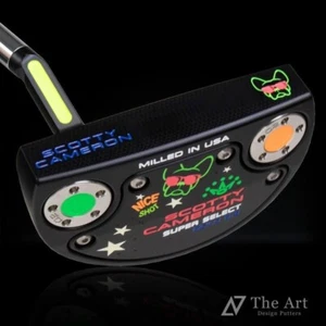 SCOTTY CAMERON Select GOLO6.5 Goro 6.5 Mr.Bulldog ver. S Art Black Finish Lefty - Picture 1 of 14
