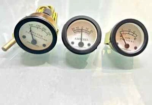 Tractor Oil Pressure Ammeter Temperature Gauge Set Fits For John Deere - Picture 1 of 5
