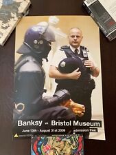 BANKSY VS Bristol Museum 2009 Official Exhibition Poster POW ORIGINAL COPPER 