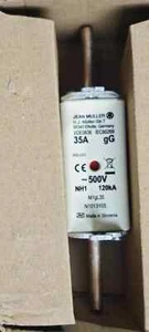 3x Müller N1013105SA Inserto fusibile NH 35A M1GL35 500V - Foto 1 di 2
