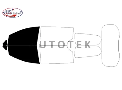 PreCut Film Front 2 Door Windows Any Tint Shade For Chrysler Pacifica 2017-2024 - Image 1 of 4