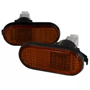 Marcador lateral plano ámbar oscuro para 94-01 Acura Integra 92-95 Honda Civic Sol Type R - Imagen 1 de 2