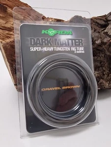 Korda Dark Matter Super Heavy Tungsten Rig Tubing Gravel Brown 2m Tube - Picture 1 of 1