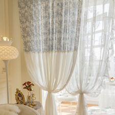 French Romantic Curtain Retro Dream Screen Curtain Living Room Bedroom Drapes