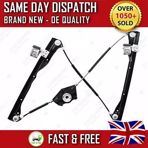 VW GOLF MK4 4/5 DOORS FRONT LEFT PASSENGER SIDE WINDOW REGULATOR 1997-2006 - Picture 1 of 10