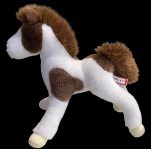 Douglas The Cuddle Toy Stuffed Brown And White Horse - Picture 1 of 9