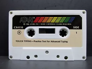 Touch Typing CX4110, Atari 400/800, Cassette, Atari 1980 - Picture 1 of 3