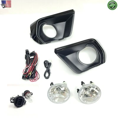 Clear Fog Lights Kit For 2021 2022 Chevrolet Colorado w/Bezel Switch Wires Bulbs - Image 1 of 4
