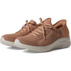 Skechers Women's Ultra Flex 3.0 Tan Low Top Sneaker Shoes Footwear Walk Runni...