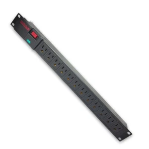 12 Outlet Rack Mount Surge Lightning Protector Power Strip PDU 1050 Joules 15A - Picture 1 of 1