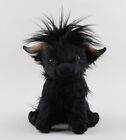 Black Highland Cow Yak 10" Stuffed Animal Plush Toys Toddler Doll Kids Gifts