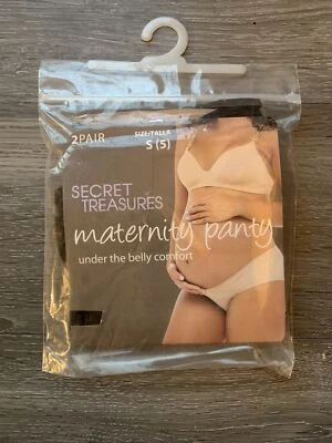 Bragas para mujer Secret Treasures pequeñas negras y beige debajo del vientre Foto 1 de 2