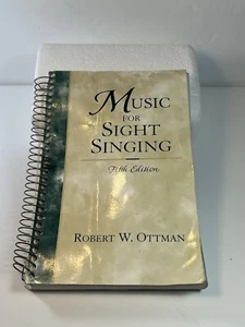 Music for Sight-Singing Fifth Edition by Robert W. Ottman (2001, Spiral-Bound) - Picture 1 of 1