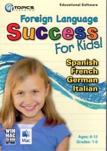 Foreign Language Success for Kids Ages 6-12 (CD, 2008) Win/Mac - NEW in BOX - Picture 1 of 3